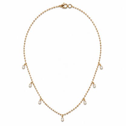 Celeste Pear Drop Necklace
