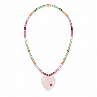 Rose Heart Muse Necklace