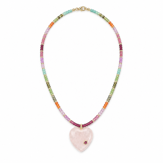 Rose Heart Muse Necklace