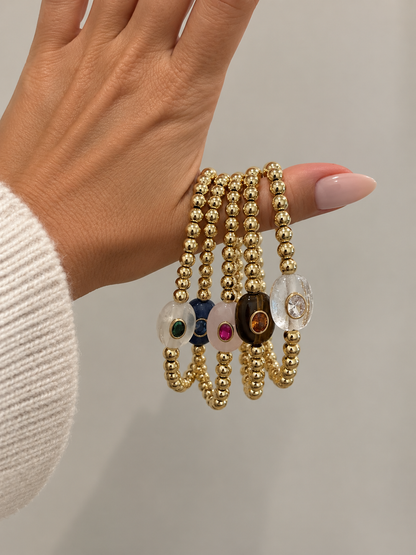 Lucia Oval Charm Bracelet