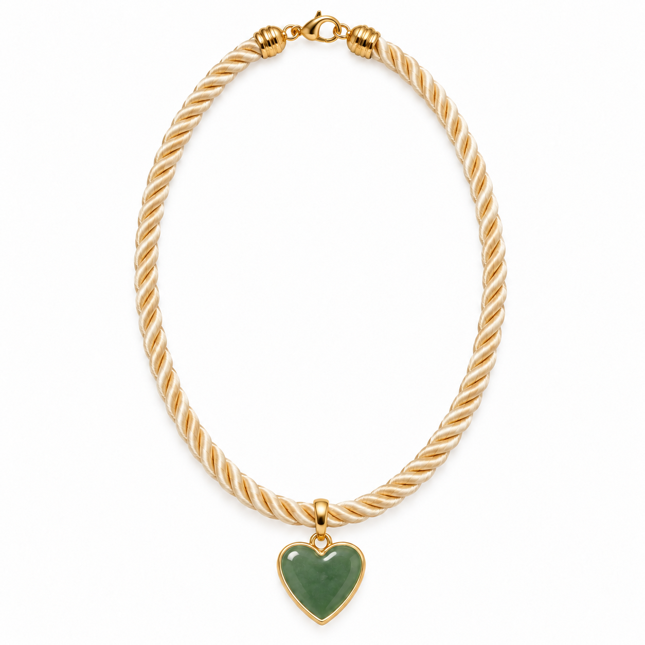 Cora Heart Rope Necklace