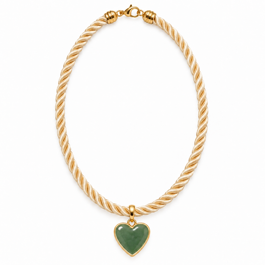Cora Heart Rope Necklace
