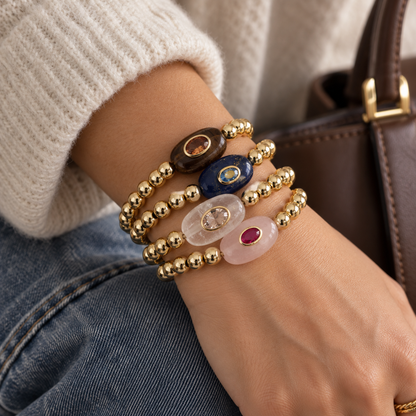 Lucia Oval Charm Bracelet
