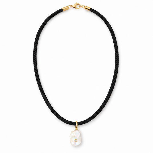 Luna Pear Cord Necklace
