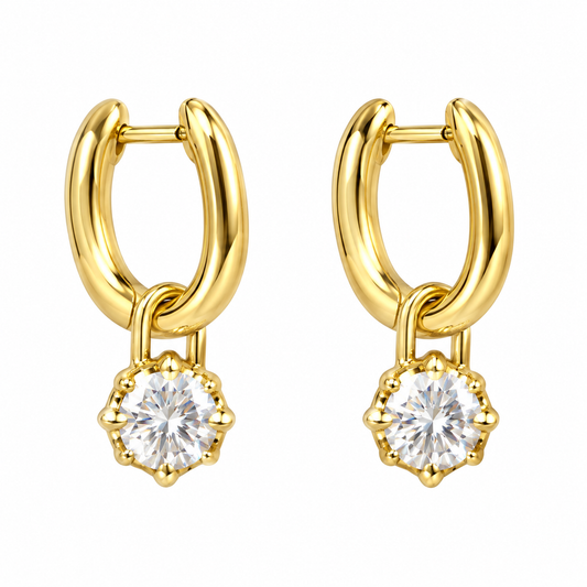 Celeste Drop Hoops