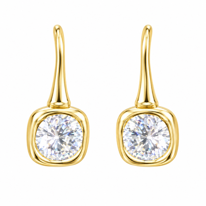 Cushion Glow Drop Earrings