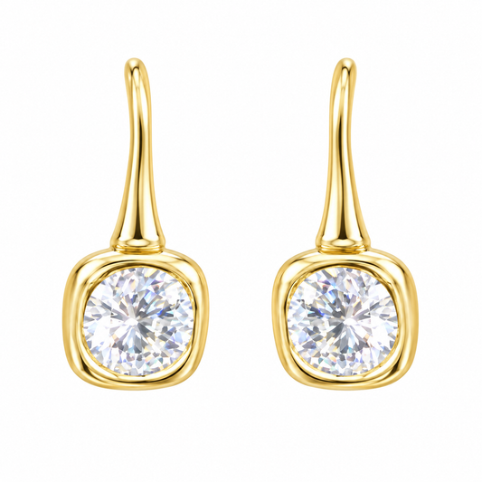 Cushion Glow Drop Earrings