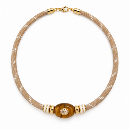 Sahara Glow Cord Necklace
