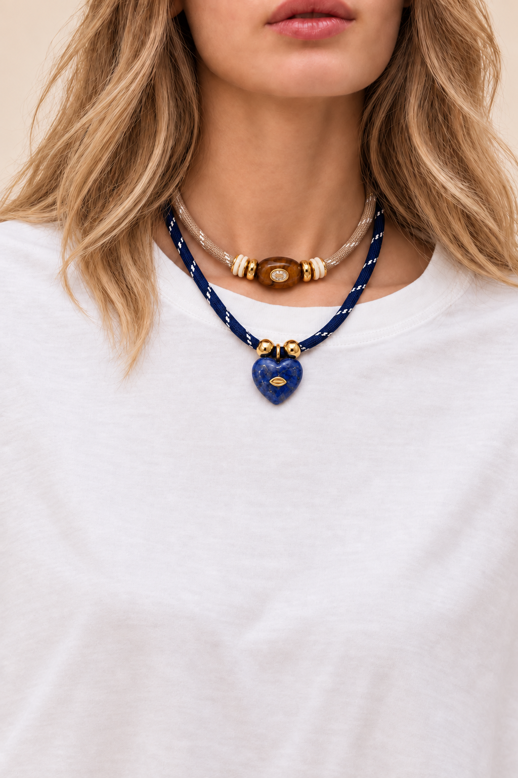 Harbor Heart Cord Necklace