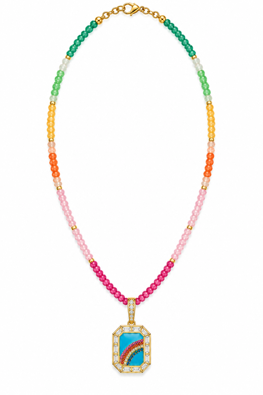 Rainbow Row Necklace