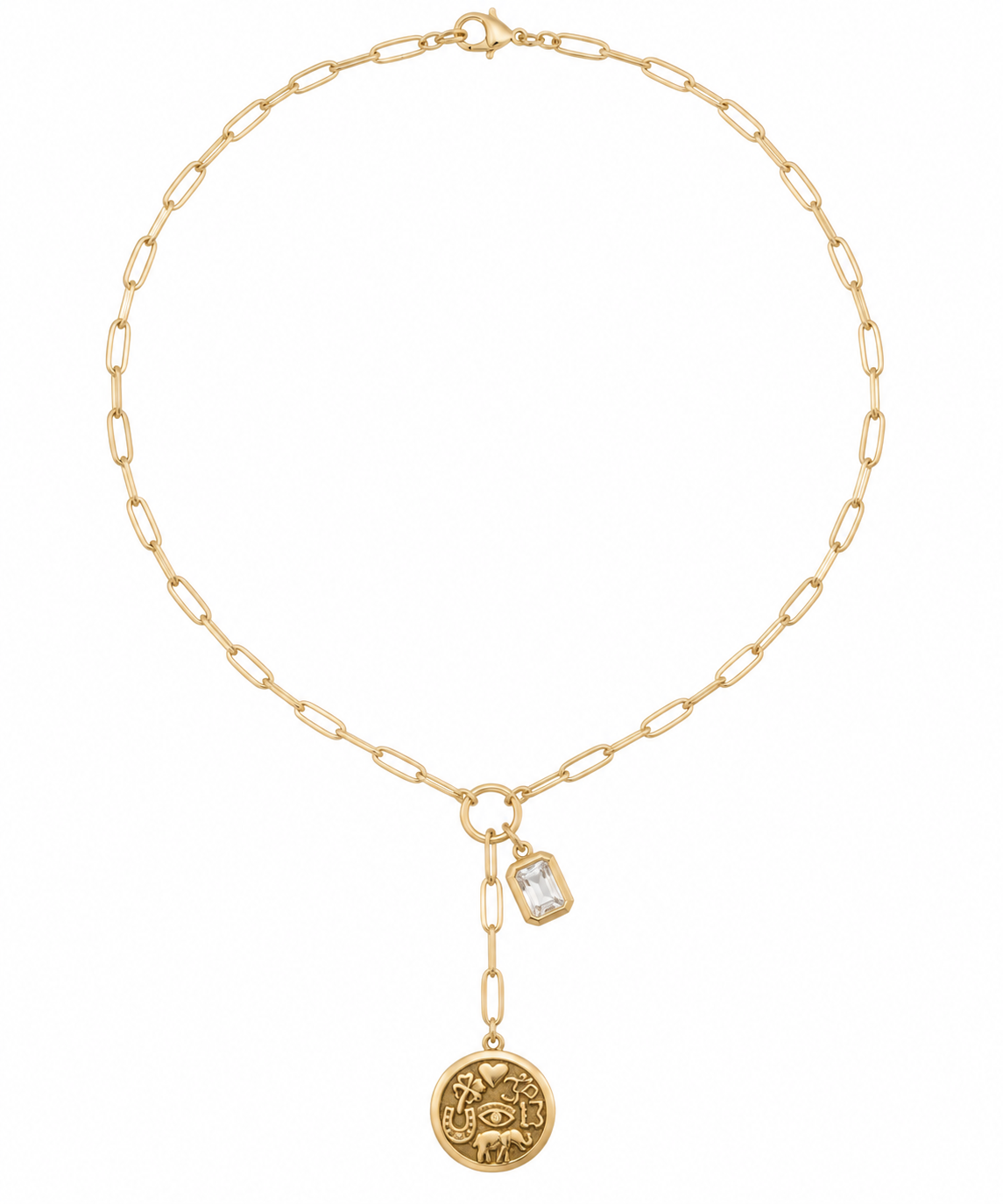 Lucky 13 Lariat Necklace
