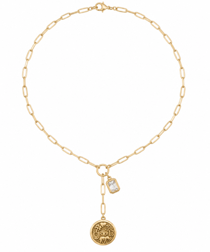 Lucky 13 Lariat Necklace
