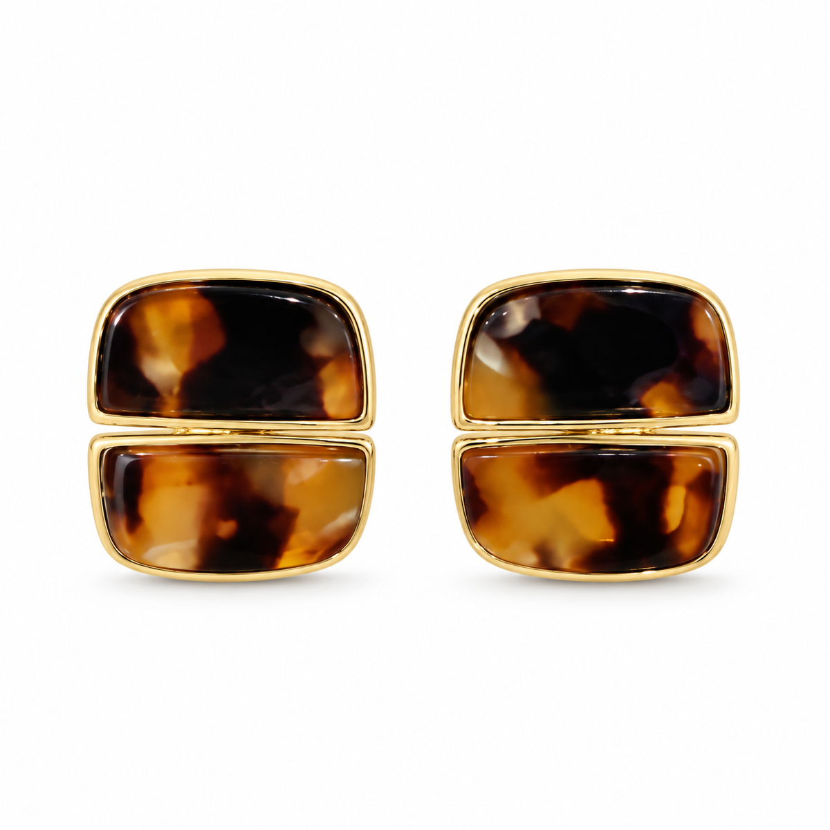 Tortoise Deco Studs