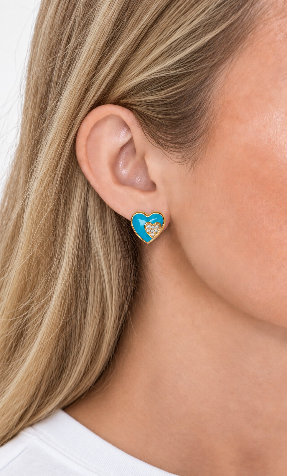Amalfi Heart Earrings