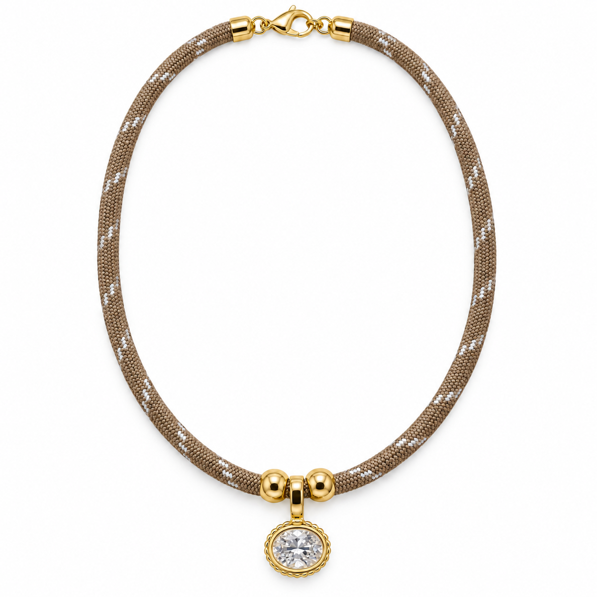 Oval Cord Necklace