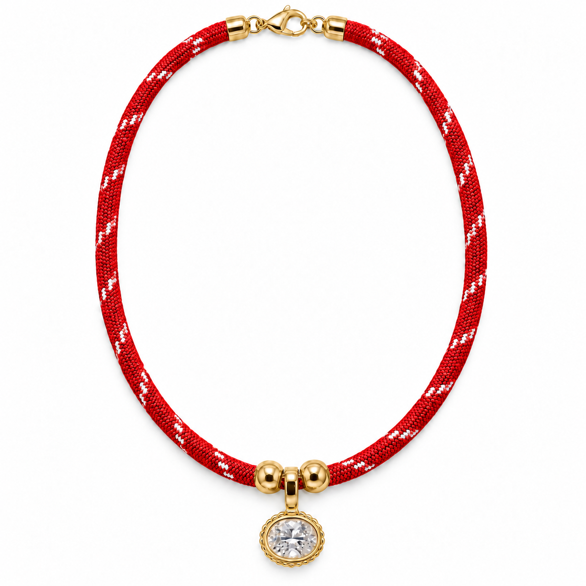 Oval Cord Necklace
