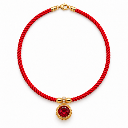 Gemstone Cord Necklace