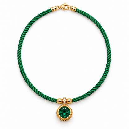 Gemstone Cord Necklace