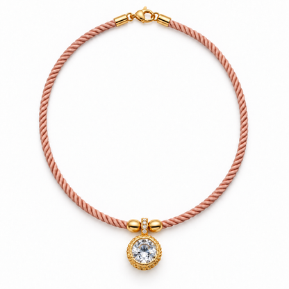 Gemstone Cord Necklace