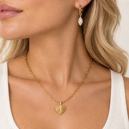 The Soleil Heart Pendant