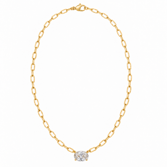The Horizon Oval pendant