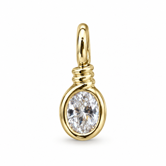 Lumi Oval Charm