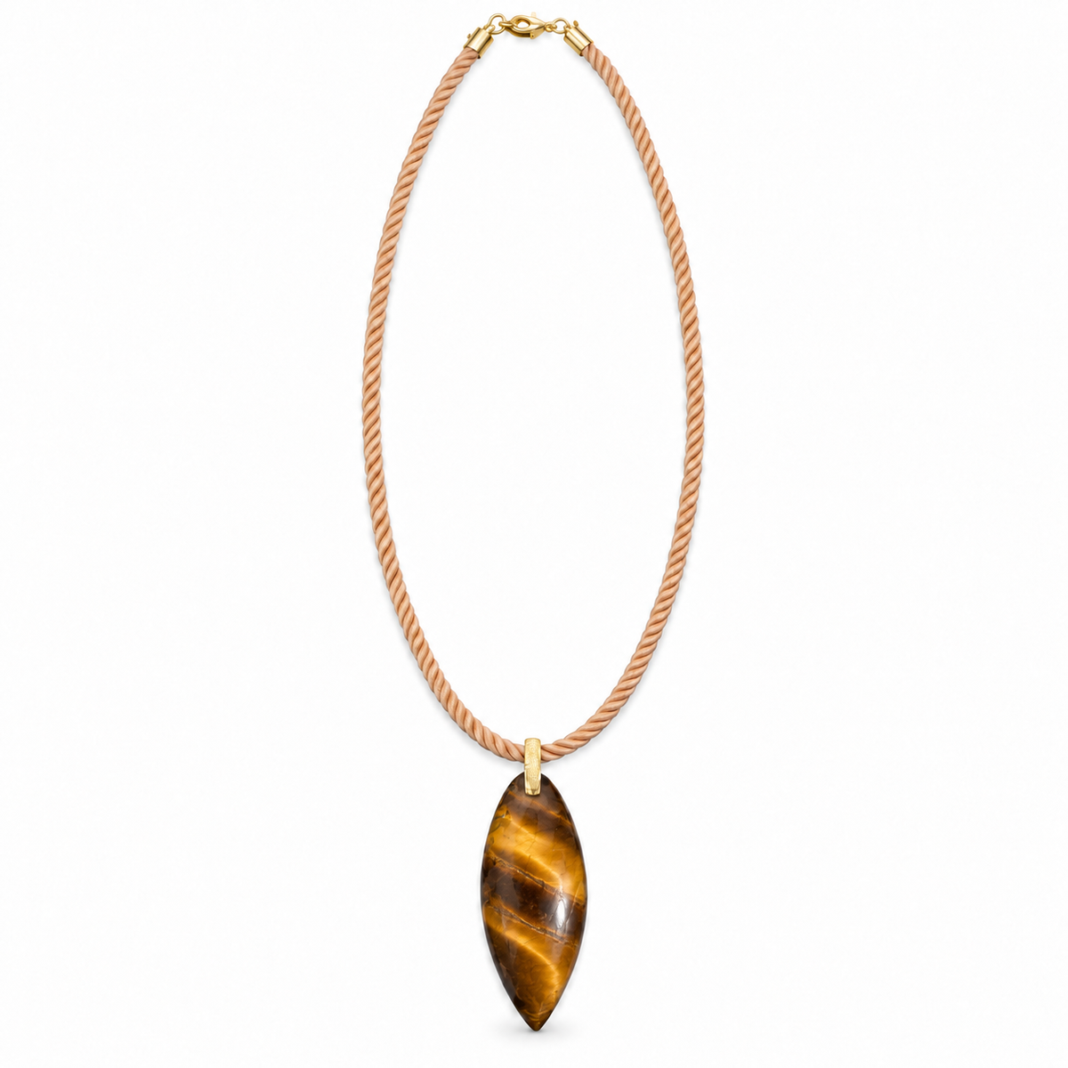 Tiger’s Eye Cord Necklace