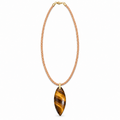 Tiger’s Eye Cord Necklace
