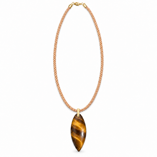 Tiger’s Eye Cord Necklace