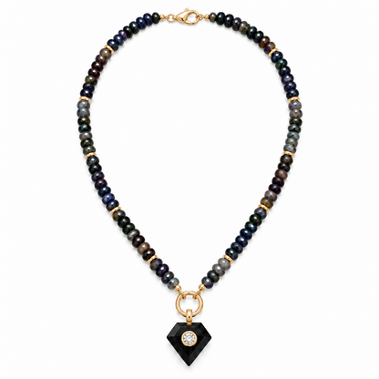 Noelle Stone Charm Necklace