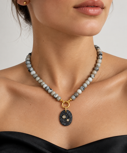 Harbor Moon Charm Necklace