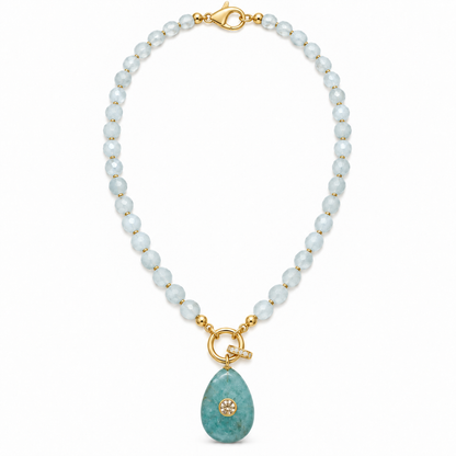 Aqua Cove Charm Necklace