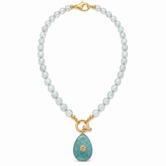 Aqua Cove Charm Necklace