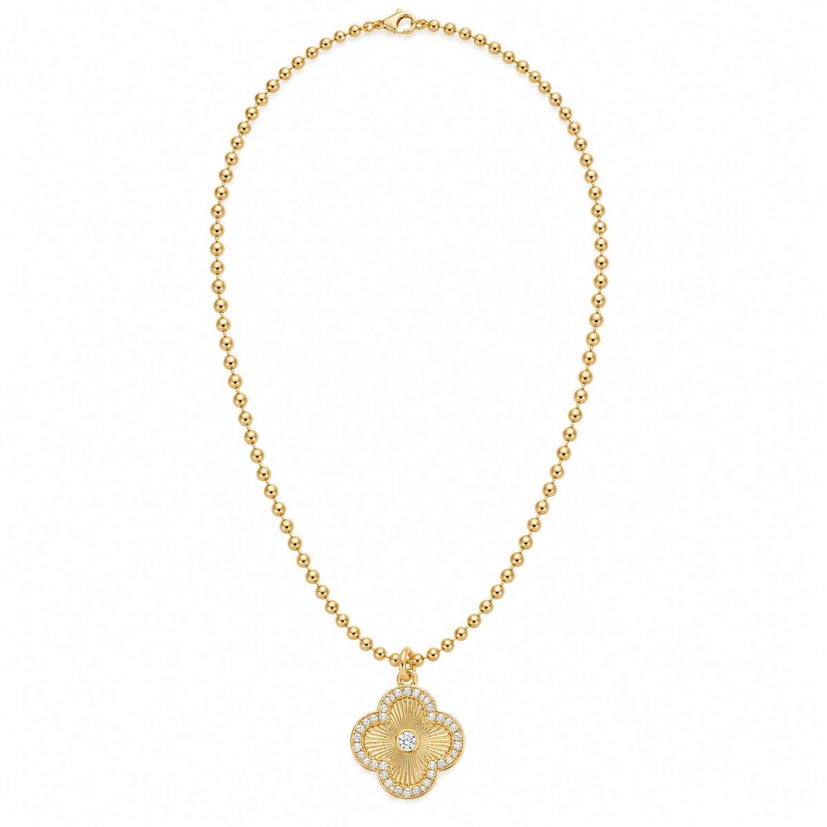 Radiant Clover Necklace