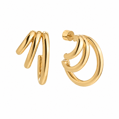 Triple Hoop Earrings