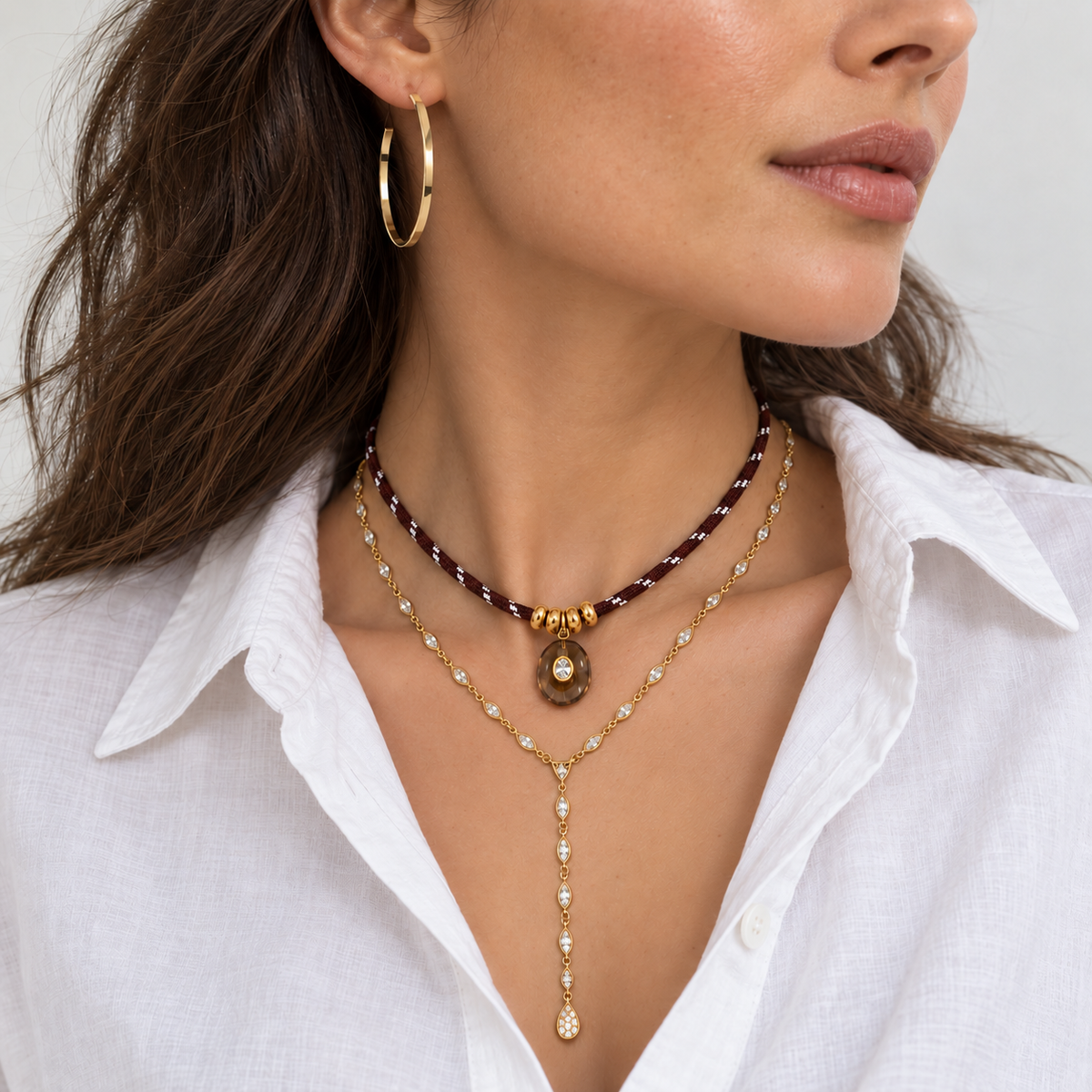 Flat Hoop Earrings