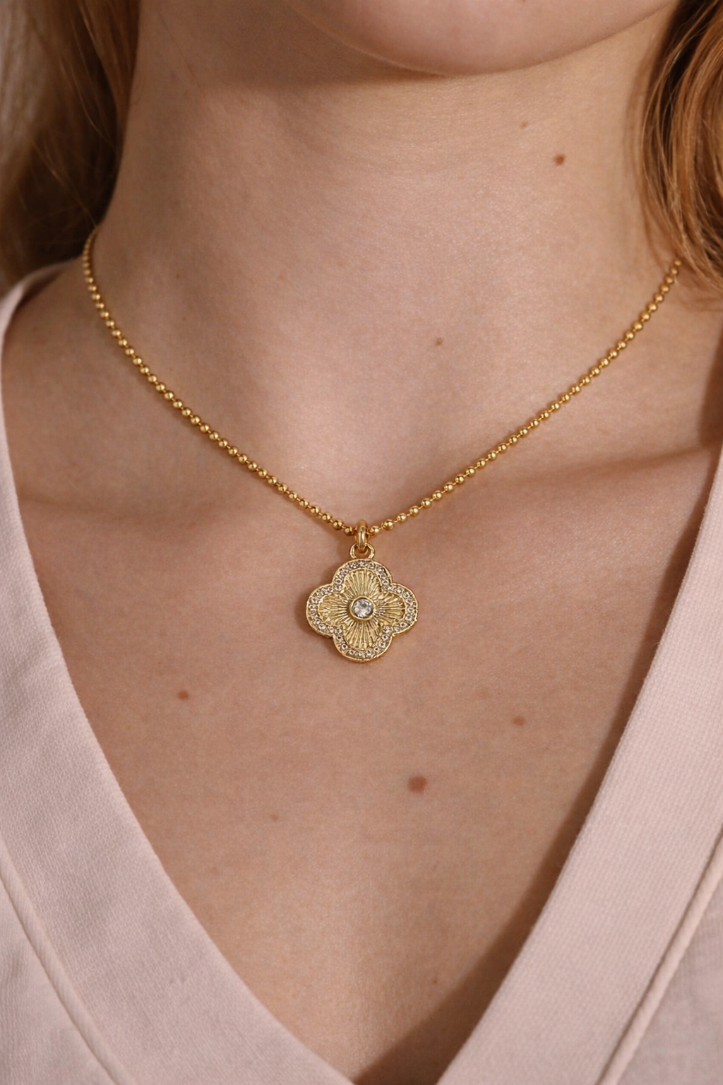 Radiant Clover Necklace