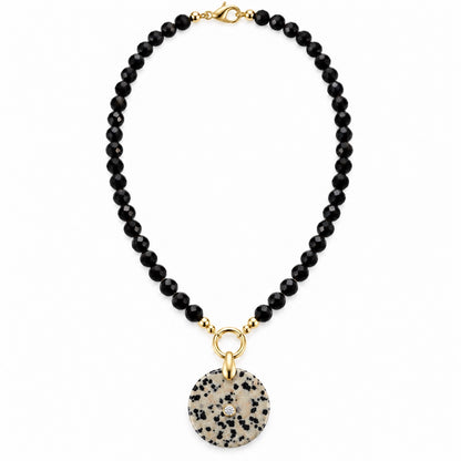 Mosaic Disc Necklace