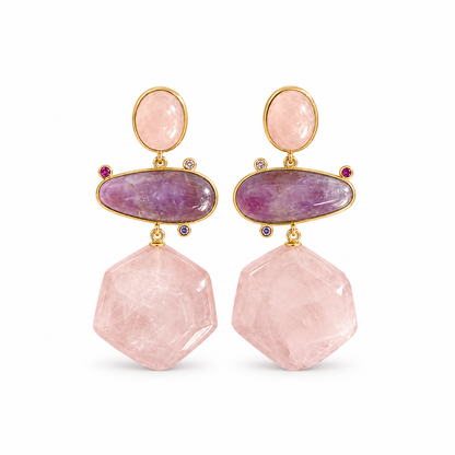 Violetta Gemstone Drop Earrings