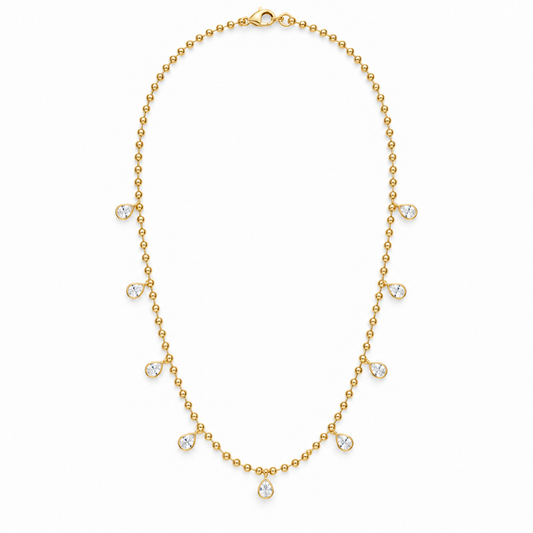 Celeste Pear Drop Necklace