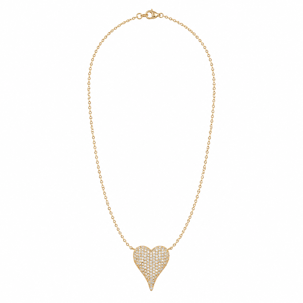 The Amore Pavé Heart Necklace