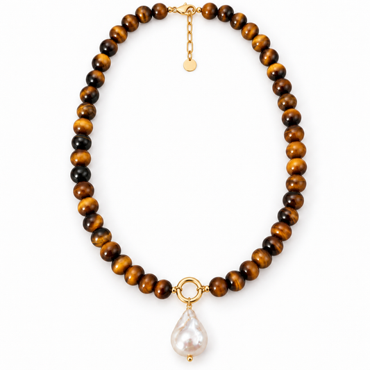 Astor Pearl Beaded Necklace