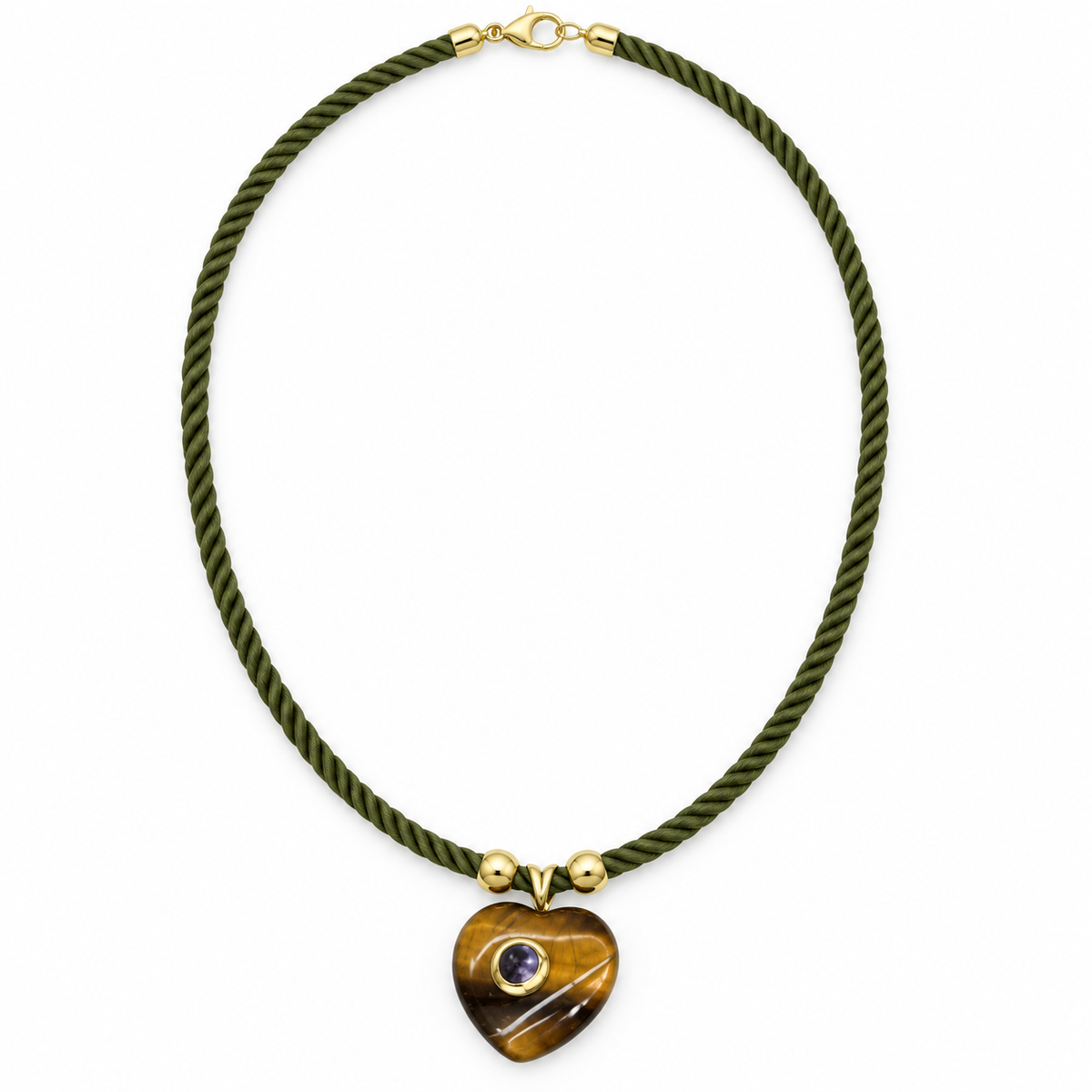 The Romy Heart Cord Necklace