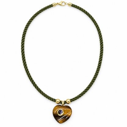 The Romy Heart Cord Necklace