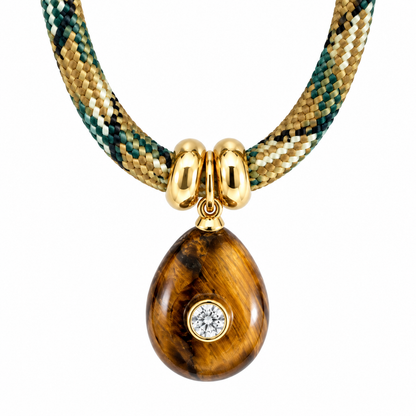 Terrain Pear Cord Necklace