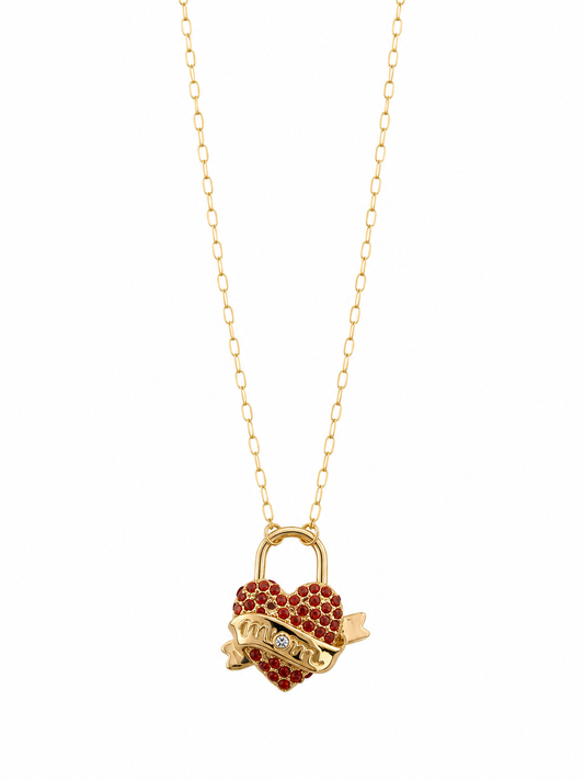 Forever Mom Heart Necklace