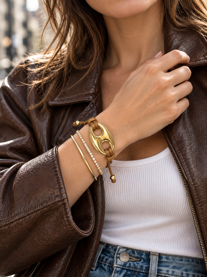 Marina Brown Rope Bracelet