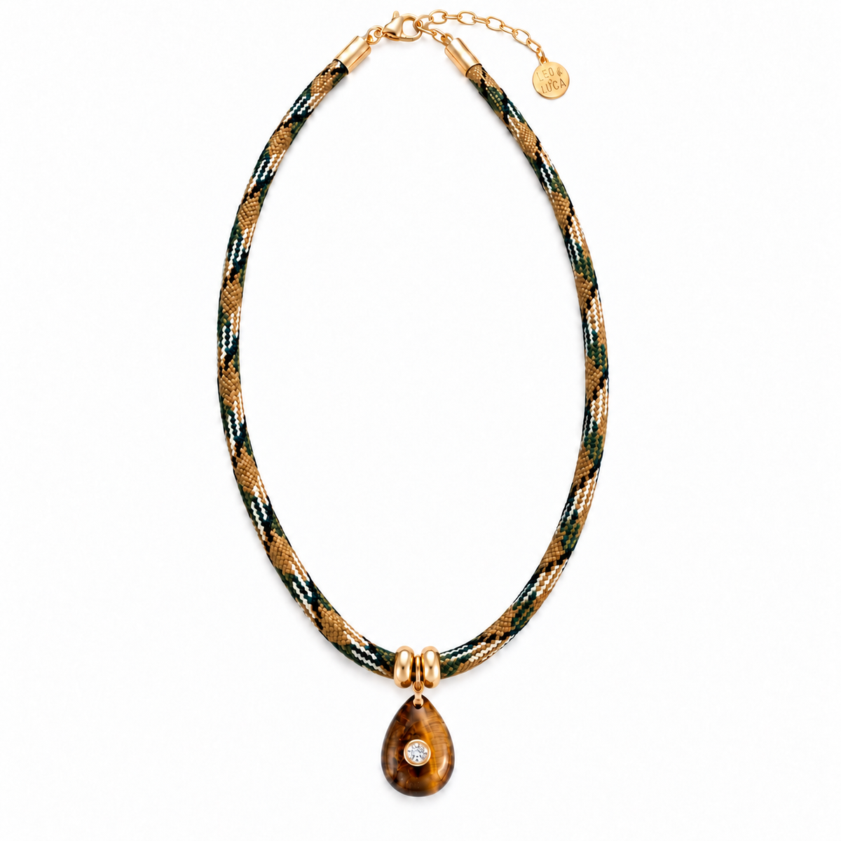 Terrain Pear Cord Necklace