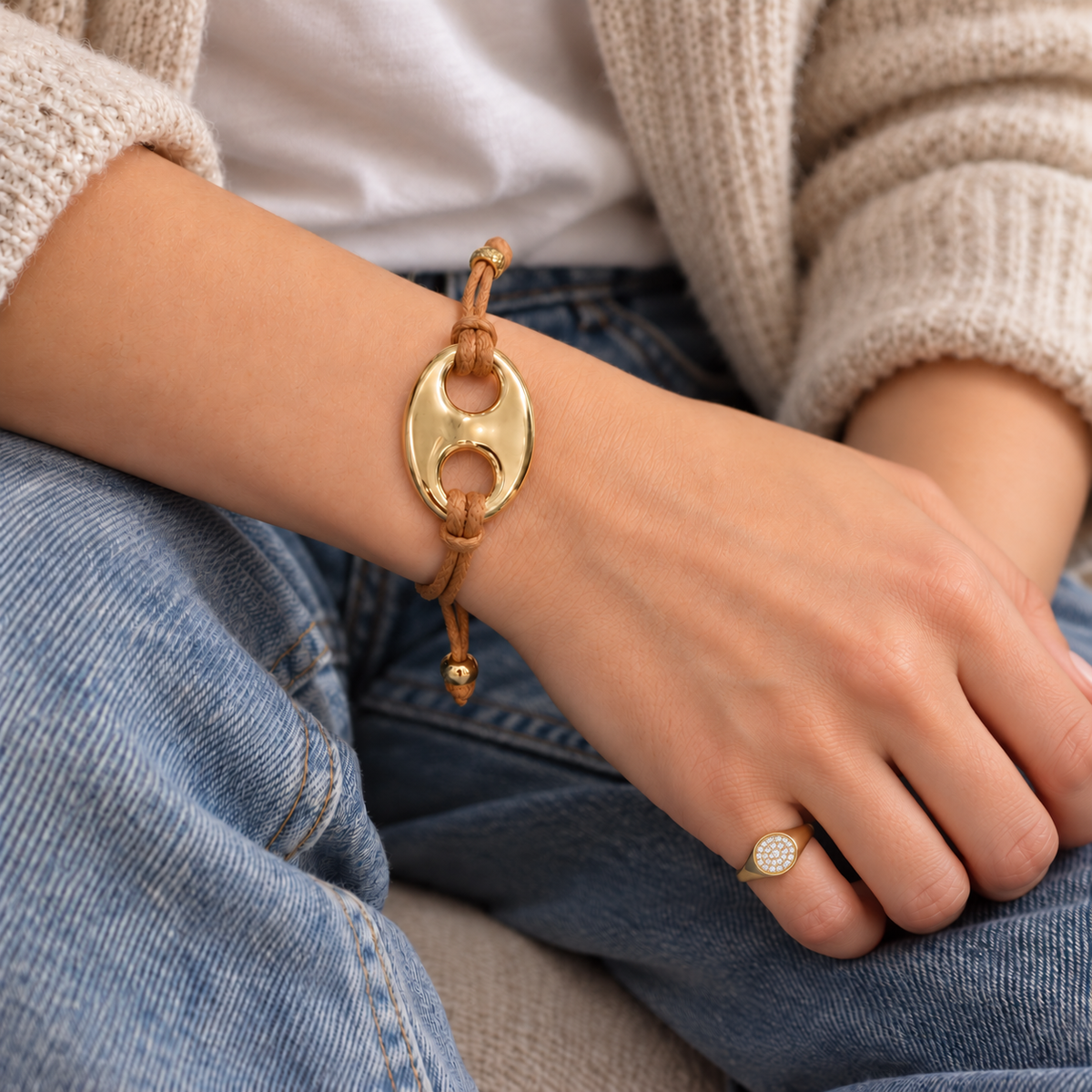 Marina Brown Rope Bracelet