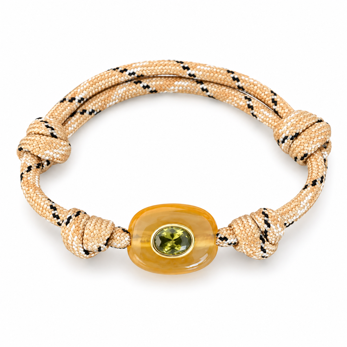 Gemstone Knot Bracelet